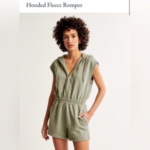 Abercrombie Hooded Fleece Romper